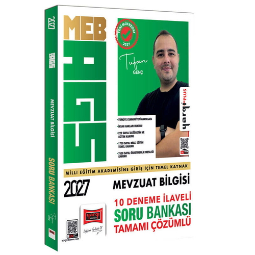 MEB AGS Mevzuat Bilgisi 10 Deneme İlaveli Tamamı Çözümlü Soru Bankası Yargı Yayınları 2027