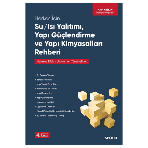 Su Isı Yalıtımı, Yapı Güçlendirme ve Yapı Kimyasalları Rehberi - Akın Keskin