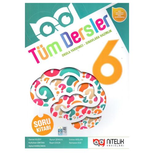 6. Sınıf Tüm Dersler Soru Kitabı Nitelik Yayınları