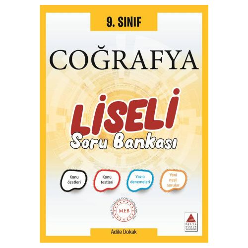 9. Sınıf Coğrafya Liseli Soru Bankası Delta Kültür Yayınevi