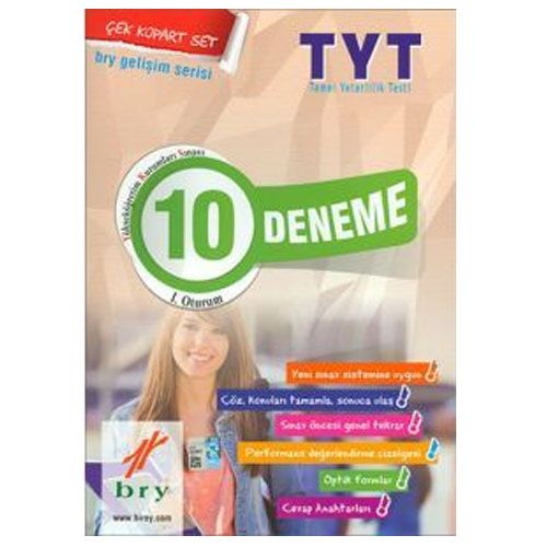 YKS TYT 10 Deneme 1. Oturum Birey Yayınları