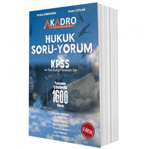 A Kadro KPSS A Grubu Hukuk Soru Yorum A Kadro Yayınları 2022