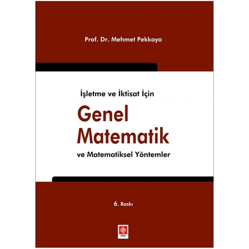 Genel Matematik - Mehmet Pekkaya