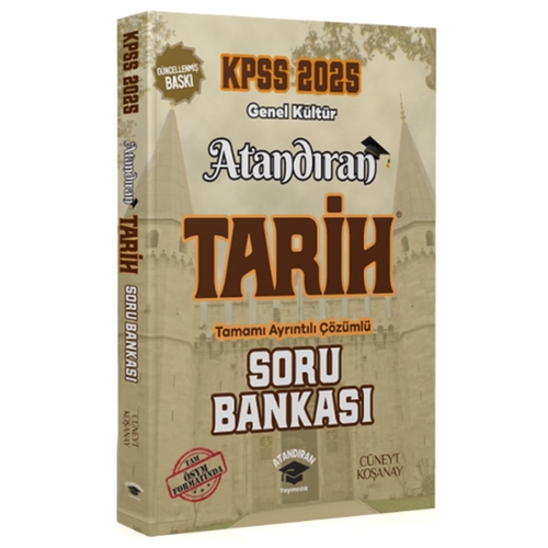 KPSS Atandıran Tarih Soru Bankası Atandıran Yayınları 2025