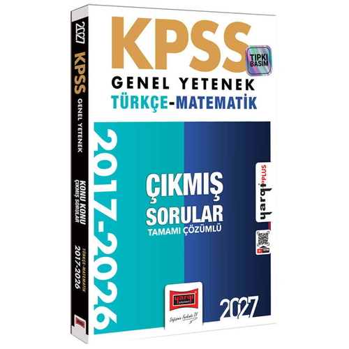 KPSS Genel Yetenek Konu Konu Tamamı Çözümlü 10 Yıl Çıkmış Sorular Yargı Yayınları 2027