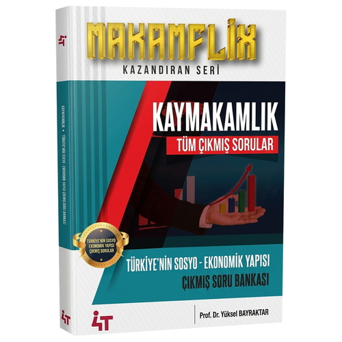 MAKAMFLİX Kaymakamlık Türkiye’nin Sosyo-Ekonomik Yapısı Tüm Çıkmış Sorular Soru Bankası 4T Yayınları 2026