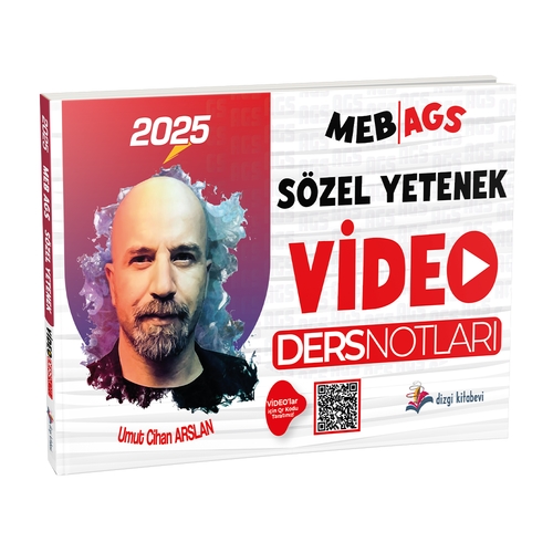 MEB AGS Sözel Yetenek Video Ders Notları Dizgi Kitap Yayınları 2025