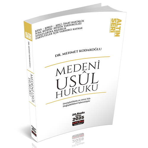 Medeni Usul Hukuku Konu Anlatımı Mehmet Kodakoğlu Ekim 2025