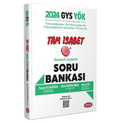 GYS YÖK Tam İsabet Karekod Çözümlü Soru Bankası Data Yayınları 2024