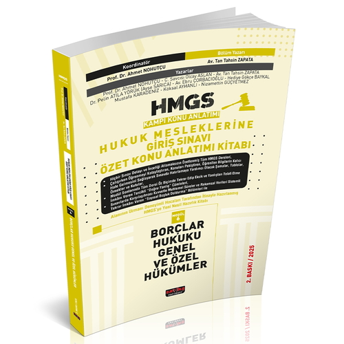 Kelepir Ürün İadesizdir - HMGS Kampı Özet Konu Anlatımı Borçlar Hukuku Savaş Yayınları 2025