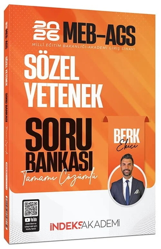 MEB AGS Sözel Yetenek Soru Bankası Tamamı Çözümlü İndeks Akademi Yayınları 2026