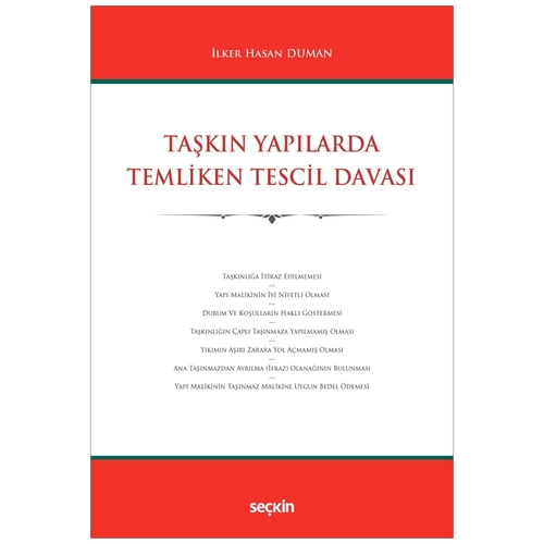 Taşkın Yapılarda Temliken Tescil Davası - İlker Hasan Duman