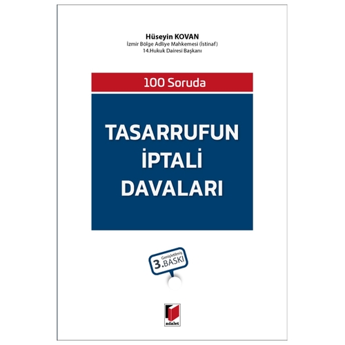 Tasarrufun İptali Davaları - Hüseyin Kovan
