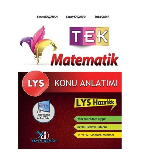 LYS Tek Matematik Konu Anlatımlı Cep Kitabı - Yayın Denizi Yayınları