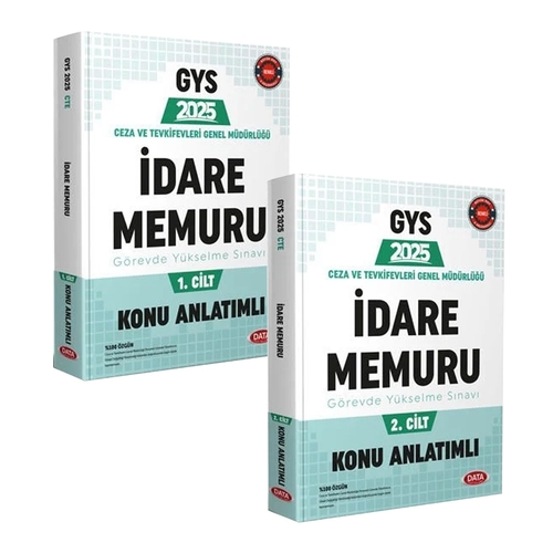 GYS Ceza ve Tevkifevleri İdare Memuru Konu Anlatımlı Data Yayınları 2025