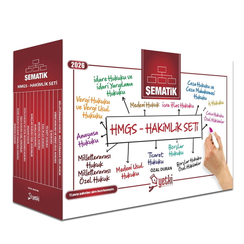 HMGS Hakimlik Şematik Seti Yetki Yayınları 2026