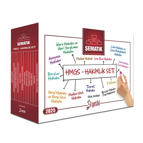 HMGS Hakimlik Şematik Seti Yetki Yayınları 2025