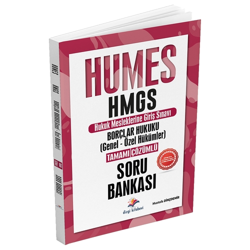 Humes HMGS Borçlar Hukuku Genel - Özel Hükümler Soru Bankası Dizgi Kitap Yayınları 2025