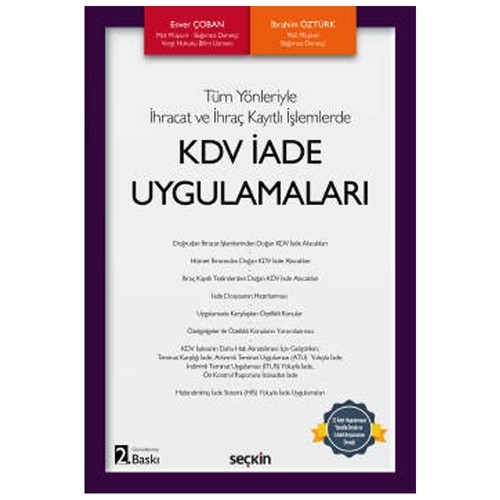 KDV İade Uygulamaları - Enver Çoban, İbrahim Öztürk