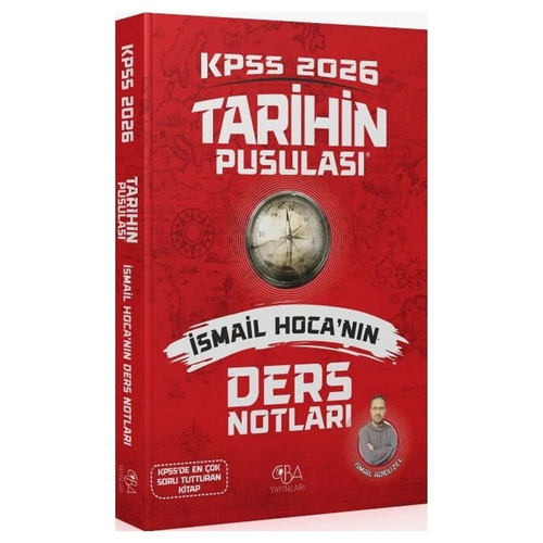KPSS Tarihin Pusulası Ders Notları CBA Yayınları 2026
