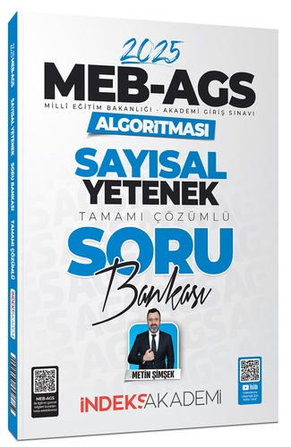 MEB AGS Algoritması Sayısal Yetenek Soru Bankası İndeks Akademi Yayınları 2025