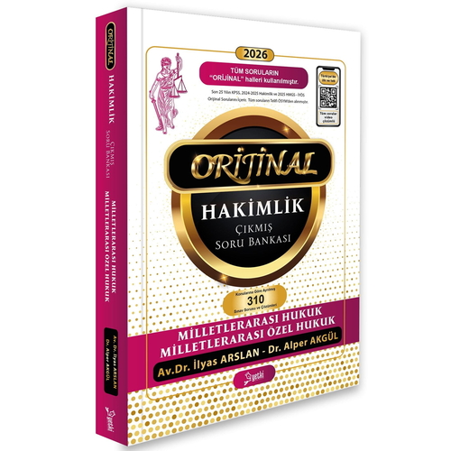 Orijinal Hakimlik Milletlerarası Hukuk Milletlerarası Özel Hukuk Çıkmış Soru Bankası Yetki Yayınları 2026