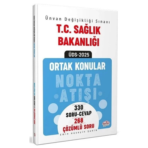 ÜDS T.C. Sağlık Bakanlığı Sınavı Ortak Konular Nokta Atışı Soru-Cevap Editör Yayınları 2025