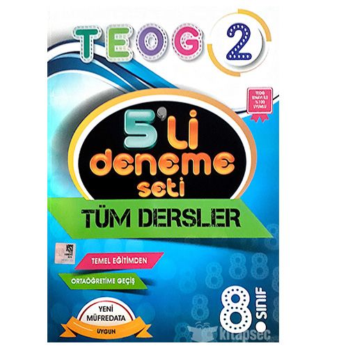 8. Sınıf TEOG 2 Tüm Dersler 5\'li Deneme Sınavı Kampüs Yayınları