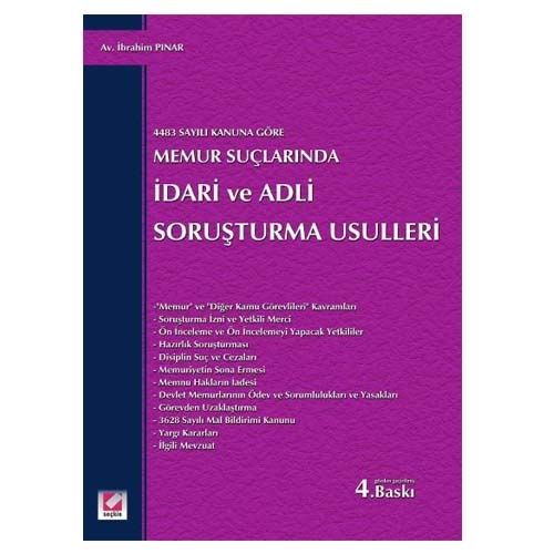 Memur Suçlarında İdari ve Adli Soruşturma Usulleri - İbrahim Pınar