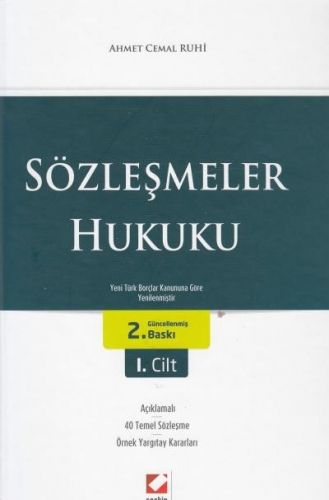 Sözleşmeler Hukuku (2 Cilt) - Ahmet Cemal Ruhi