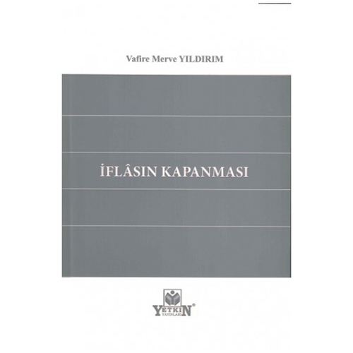 İflasın Kaldırılması - Vafire Merve Yıldırım