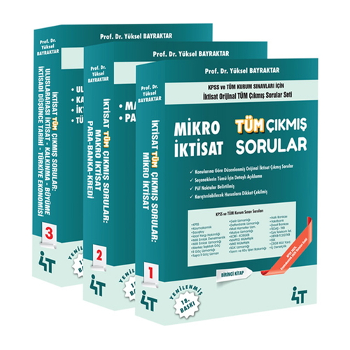 İktisat Tüm Çıkmış Sorular Konularına Göre 4T Yayınları 2025