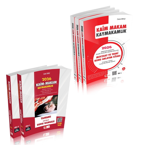 Kaim Makam Kaymakamlık Mevzuat ve Teori Konu Anlatımı ve Soru Bankası Seti Akfon Yayınları 2026