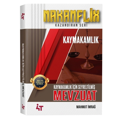 MAKAMFLİX Kaymakamlık Seyreltilmiş Mevzuat 4T Yayınları 2026