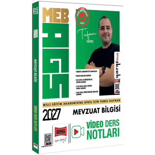 MEB-AGS Mevzuat Bilgisi Video Ders Notları Yargı Yayınları 2027
