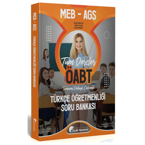 ÖABT MEB AGS Türkçe Öğretmenliği Soru Bankası Özdil Akademi Yayınları 2025