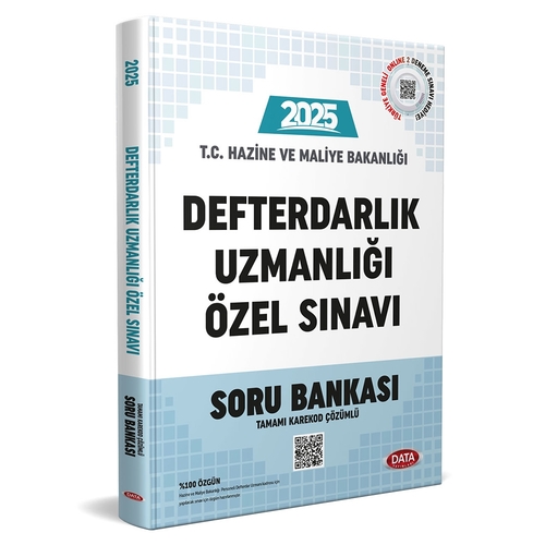 T.C. Hazine ve Maliye Bakanlığı Defterdarlık Uzmanlığı Özel Sınavı Soru Bankası Data Yayınları 2025