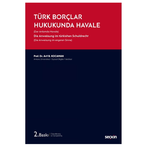 Türk Borçlar Hukukunda Havale - Arif B. Kocaman