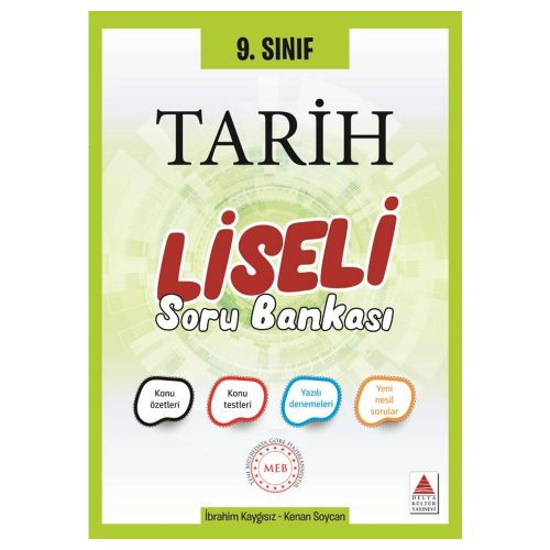 9. Sınıf Tarih Liseli Soru Bankası Delta Kültür Yayınevi