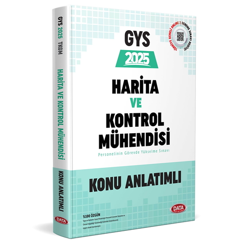 GYS Harita ve Kontrol Mühendisi Sınavı Konu Anlatımı Data Yayınları 2025