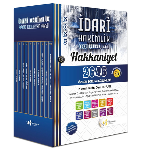 Hakkaniyet İdari Hakimlik Soru Bankası Seti VİPHukuk Yayınları 2025