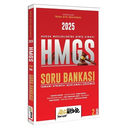 HMGS Hukuk Mesleklerine Giriş Sınavı Soru Bankası HocaWebde Yayınları 2025