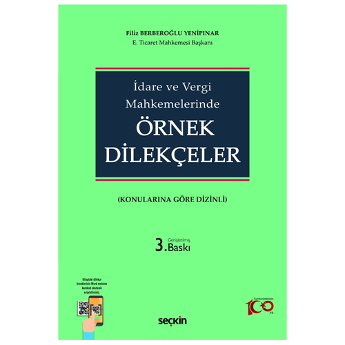 İdare ve Vergi Mahkemelerinde Örnek Dilekçeler - Filiz Berberoğlu Yenipınar