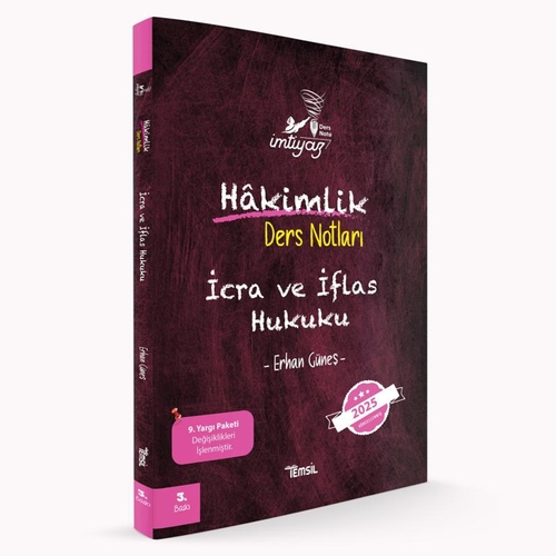 İmtiyaz Hakimlik Ders Notları İcra ve İflas Hukuku Temsil Kitap Yayınları 2025