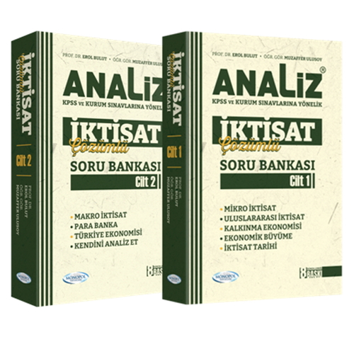 KPSS A Grubu Analiz İktisat Çözümlü Soru Bankası Monopol Yayınları 2026