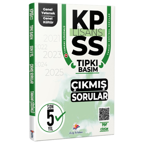 KPSS Genel Yetenek Genel Kültür Son 5 Yıl Tıpkı Basım Çıkmış Sorular Dizgi Kitap Yayınları 2026