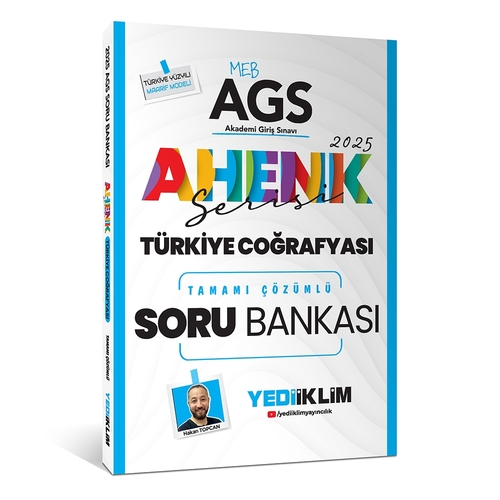 MEB AGS Türkiye Coğrafyası Ahenk Serisi Soru Bankası Yediiklim Yayınları 2025
