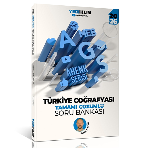 MEB AGS Türkiye Coğrafyası Ahenk Serisi Soru Bankası Yediiklim Yayınları 2026
