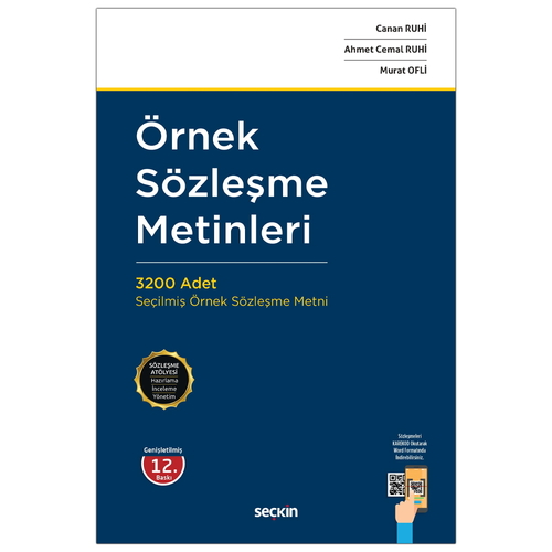 Örnek Sözleşme Metinleri - Ahmet Cemal Ruhi, Canan Ruhi, Murat Ofli