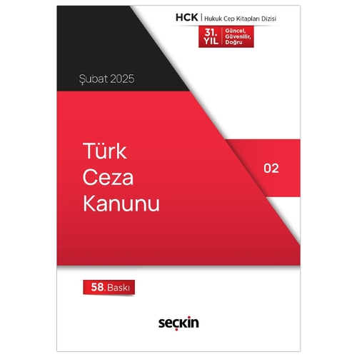 Türk Ceza Kanunu - Seçkin Yayınevi Kanun Metinleri Şubat 2025